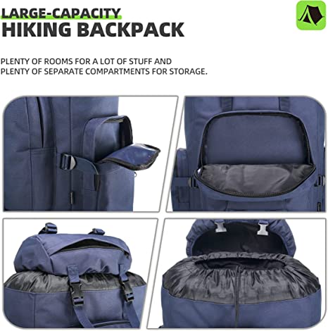 100L Large Capacity Outdoor Backpack  Backpack sport, Outdoor backpacks,  Shoulder bag men
